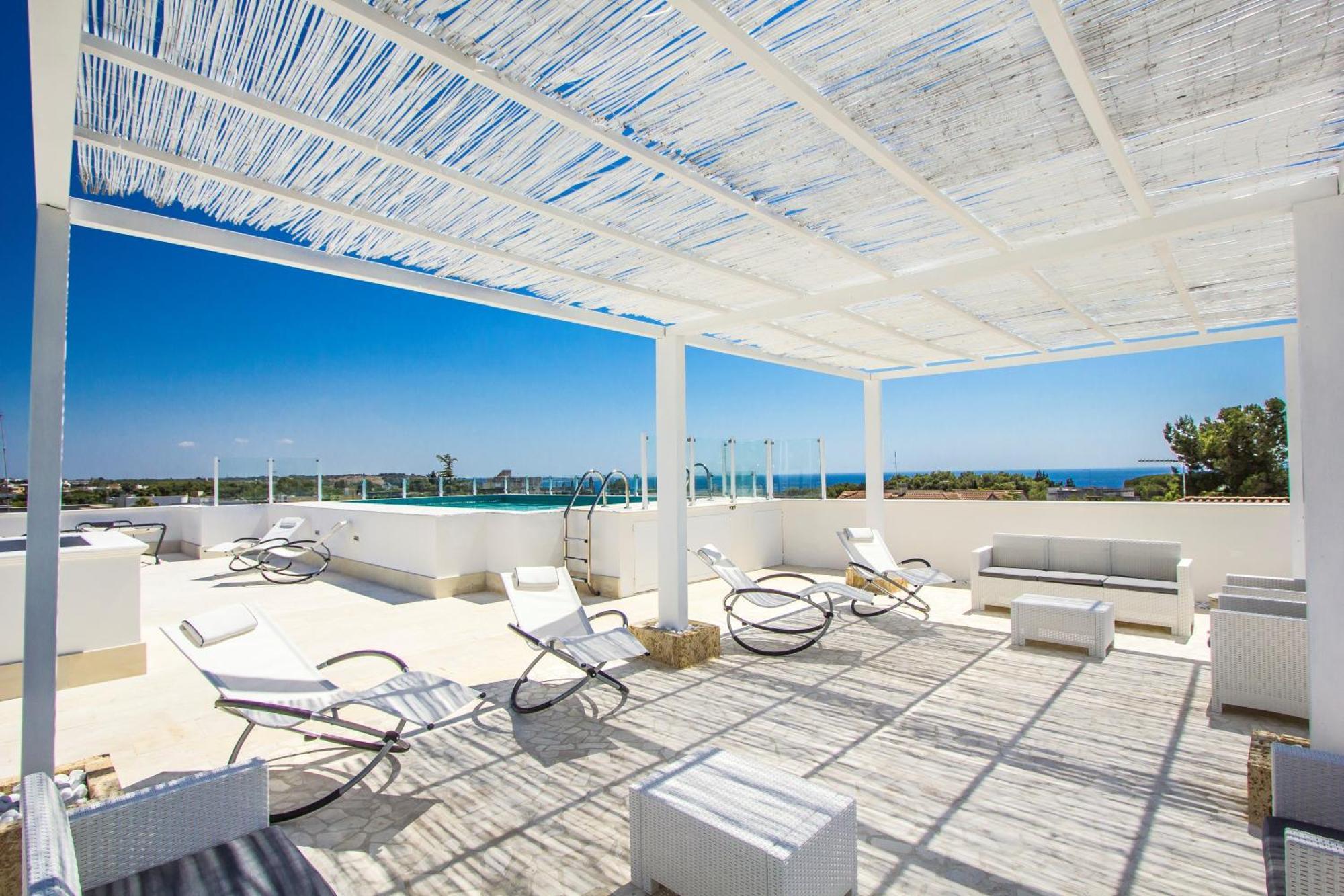 Aparthotel Residence Ludovica - Piscina Panoramica Vista Mare Santa Maria al Bagno Dış mekan fotoğraf