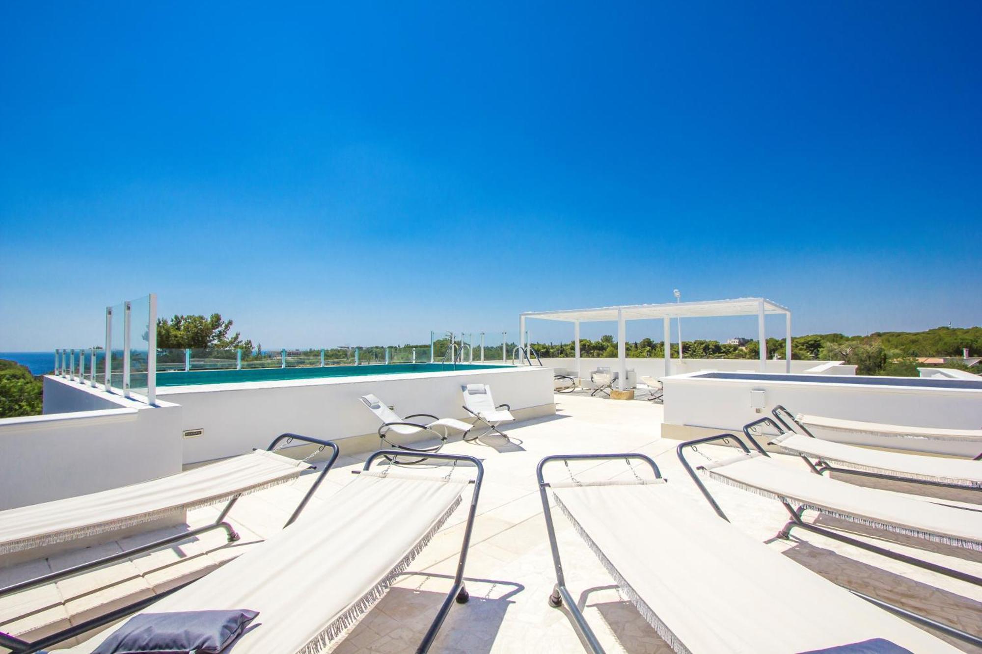 Aparthotel Residence Ludovica - Piscina Panoramica Vista Mare Santa Maria al Bagno Dış mekan fotoğraf